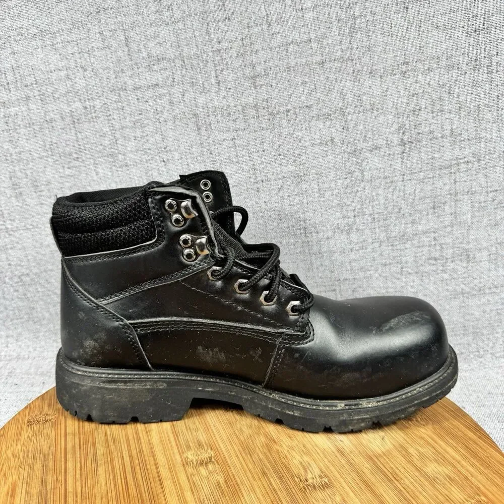 Brahma Boots Men's 9.5 W Gus Steel Toe Leather Work